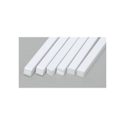 Evergreen 00256 Styrene Square Tube 0.375 x 14in / 9.5mm x 36cm - 2