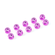 G-Force 0400-022 Nylstop Nut M2 Purple Aluminium (10 pcs)