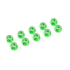 G-Force 0400-031 Nylstop Nut M3 Green Aluminium (10 pcs)