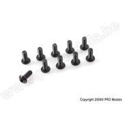 G-Force 0103-009 Socket Low Round Head Screw M4x6 Steel (10 pcs)