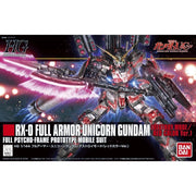 Bandai HGUC 1/144 Full Armor Unicorn Gundam Destroy Mode Red Version | 207581