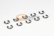 G-Force 0158-001 E-Clips 1.2mm Spring Steel (10 pcs)