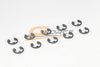 G-Force 0158-004 E-Clips 2.3mm Spring Steel (10 pcs)