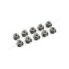 G-Force 0400-033 Nylstop Nut M3 Gun Metal Aluminium (10 pcs)