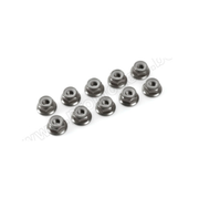 G-Force 0400-033 Nylstop Nut M3 Gun Metal Aluminium (10 pcs)
