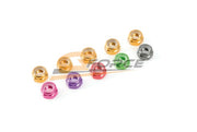 G-Force 0400-050 Nylstop Nut M5 Gold Aluminium (10 pcs)