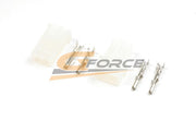 G-Force 1011-001 AMP Connector w/ Gold Plated Pins Male+Female (2pr)
