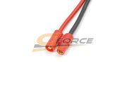 G-Force 1061-002 4mm Gold Connector Male 14AWG 10cm (1pc)