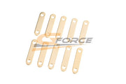 G-Force 1330-001 Gold Plated Battery Bars 18.5mm (10pcs)