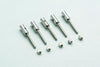 G-Force 2103-001 Aluminium Threaded Coupler M2 for Carbon Tube 3mm (5pcs)