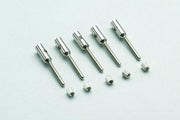 G-Force 2103-001 Aluminium Threaded Coupler M2 for Carbon Tube 3mm (5pcs)