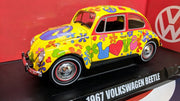 Greenlight 13509 1/18 Hippie Peace & Love 1967 VW Beetle Right Hand Drive*