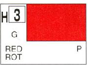 Mr Hobby (Gunze) H003 Aqueous Gloss Red Acrylic Paint 10ml