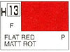 Mr Hobby (Gunze) H013 Aqueous Flat Red Acrylic Paint 10ml