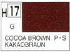 Mr Hobby (Gunze) H017 Aqueous Gloss Cocoa Brown Acrylic Paint 10ml