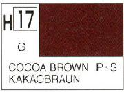 Mr Hobby (Gunze) H017 Aqueous Gloss Cocoa Brown Acrylic Paint 10ml