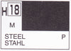 Mr Hobby (Gunze) H018 Aqueous Metallic Steel Acrylic Paint 10ml