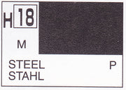 Mr Hobby (Gunze) H018 Aqueous Metallic Steel Acrylic Paint 10ml