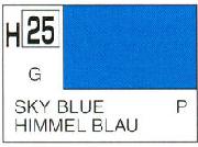 Mr Hobby (Gunze) H025 Aqueous Gloss Sky Blue Acrylic Paint 10ml