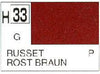 Mr Hobby (Gunze) H033 Aqueous Gloss Russet Acrylic Paint 10ml
