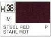 Mr Hobby (Gunze) H038 Aqueous Metallic Steel Red Acrylic Paint 10ml