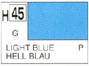 Mr Hobby (Gunze) H045 Aqueous Gloss Light Blue Acrylic Paint 10ml