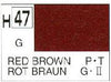 Mr Hobby (Gunze) H047 Aqueous Semi-Gloss Red Brown Acrylic Paint 10ml
