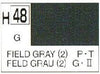 Mr Hobby (Gunze) H048 Aqueous Gloss Field Grey 2 Acrylic Paint 10ml