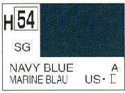 Mr Hobby (Gunze) H054 Aqueous Semi-Gloss Navy Blue Acrylic Paint 10ml