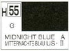 Mr Hobby (Gunze) H055 Aqueous Gloss Midnight Blue Acrylic Paint 10ml
