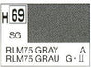 Mr Hobby (Gunze) H069 Aqueous Semi-Gloss RLM Dark Grey Acrylic Paint 10ml