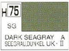 Mr Hobby (Gunze) H075 Aqueous Semi-Gloss Dark Sea Grey Acrylic Paint 10ml