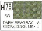 Mr Hobby (Gunze) H075 Aqueous Semi-Gloss Dark Sea Grey Acrylic Paint 10ml