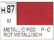 Mr Hobby (Gunze) H087 Aqueous Metallic Red Acrylic Paint 10ml