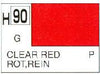 Mr Hobby (Gunze) H090 Aqueous Gloss Clear Red Acrylic Paint 10ml