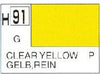 Mr Hobby (Gunze) H091 Aqueous Gloss Clear Yellow Acrylic Paint 10ml