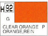 Mr Hobby (Gunze) H092 Aqueous Gloss Clear Orange Acrylic Paint 10ml