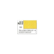 Mr Hobby (Gunze) H313 Aqueous Semi-Gloss Yellow FS33531 Acrylic Paint 10ml