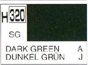 Mr Hobby (Gunze) H320 Aqueous Semi-Gloss Dark Green Acrylic Paint 10ml