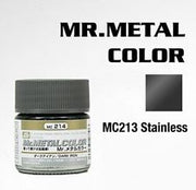 Mr Hobby (Gunze) MC213 Mr Metal Stainless Steel Lacquer Paint 10ml