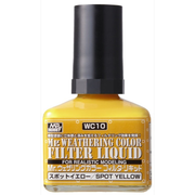 Mr Hobby (Gunze) WC10 Mr Weathering Color Filter Liquid Spot Yellow Oil Wash 40ml