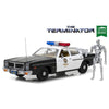 Greenlight 19042 1/18 The Terminator 1977 Dodge Monaco Metropolitan Police with T-800 Figure*