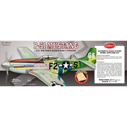 Guillows 402 P-51 Mustang WWII 27in Balsa Plane Kit
