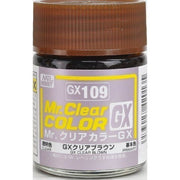 Mr Hobby (Gunze) GX109 Mr Clear Color GX Clear Brown Lacquer Paint 18ml