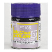 Mr Hobby (Gunze) GX108 Mr Clear Color GX Clear Violet Lacquer Paint 18ml