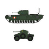 Hasegawa 30043 1/72 Churchill Mk.I/II & Daimer Mk.II Dieppe Raid 2 kits