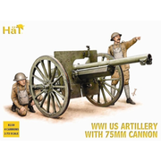 HAT 8158 1/72 WWI US Artillery (75mm)