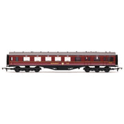 Hornby R4131C OO BR (Ex-LMS) 68ft Dining/Restaurant Car Maroon | Metro Hobbies