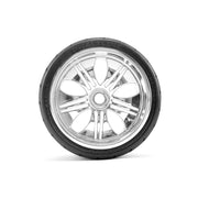 HPI 4731 Mounted Phaltline Tyre 140 x 70mm On Tremor Wheel Chrome 2pcs