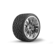 HPI 4731 Mounted Phaltline Tyre 140 x 70mm On Tremor Wheel Chrome 2pcs